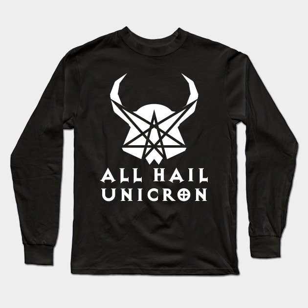 TF - All Hail Unicron Long Sleeve T-Shirt by DEADBUNNEH